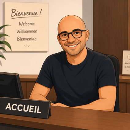 Découverte du métier d&rsquo;agent d&rsquo;accueil avec Alexis