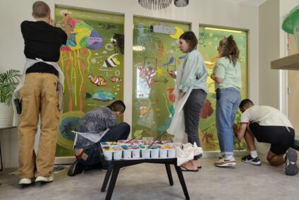 Faire du lien, partager un projet, s&rsquo;émerveiller ensemble… 🌊🎨