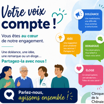 La Clinique de la Chênaie lance le programme D.I.R.E